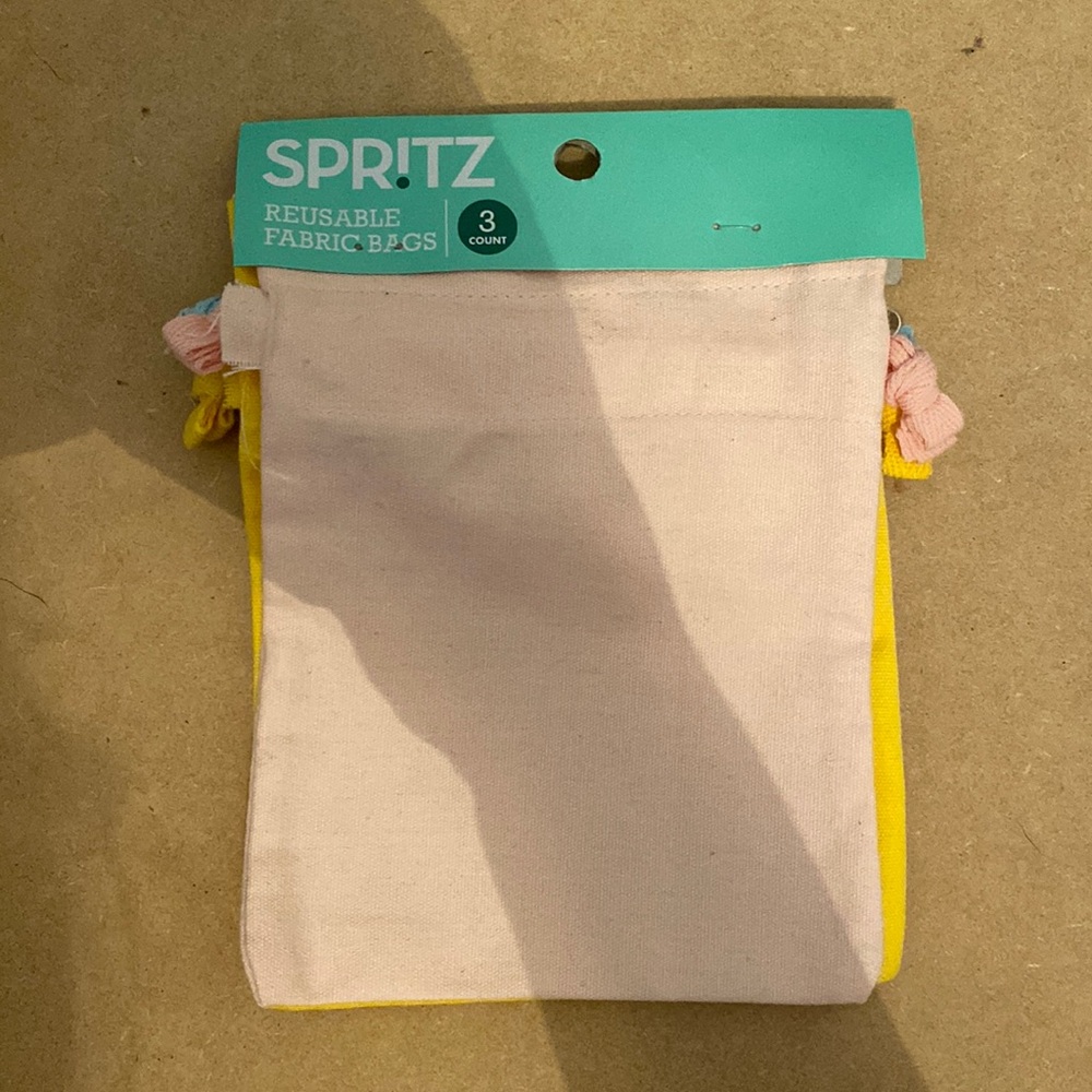 NWT Spritz reusable fabric bags 3 count